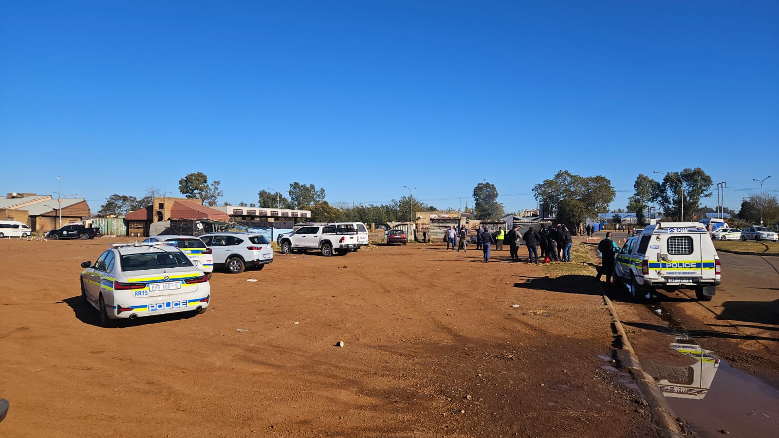 Meyerton Shooting Where the shooting started, at Meyerton Taxi Rank
